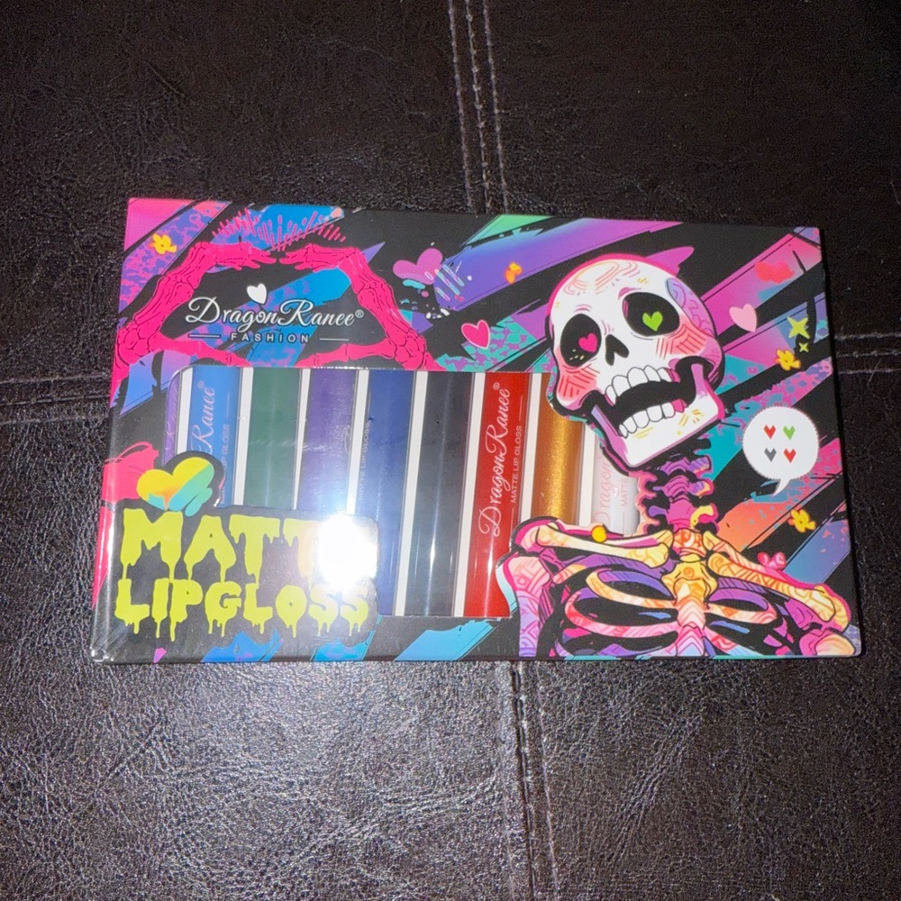 Matte Lip Gloss Set of 12 colorful Halloween